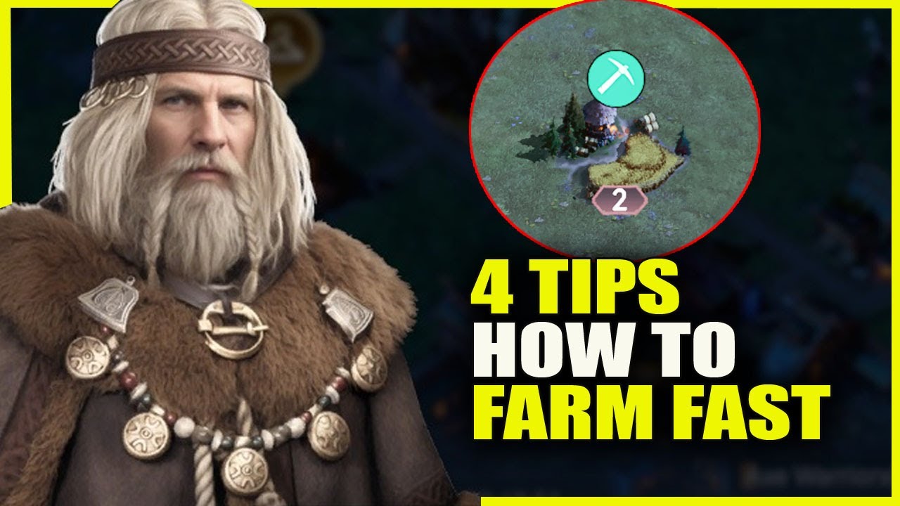 4 Tips: How to Farm FAST in Viking Rise || Viking Rise Tips and Tricks