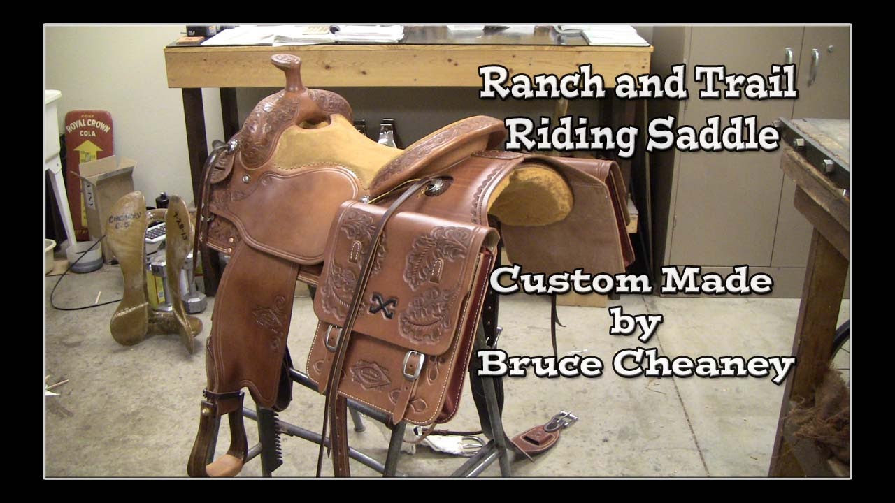 Handmade Saddle Custom Made Saddle by Bruce Cheaney Saddle Maker YouTube