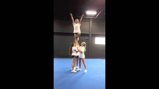 Elite Cheerleading Stunt Progression: Prep Lib Drill