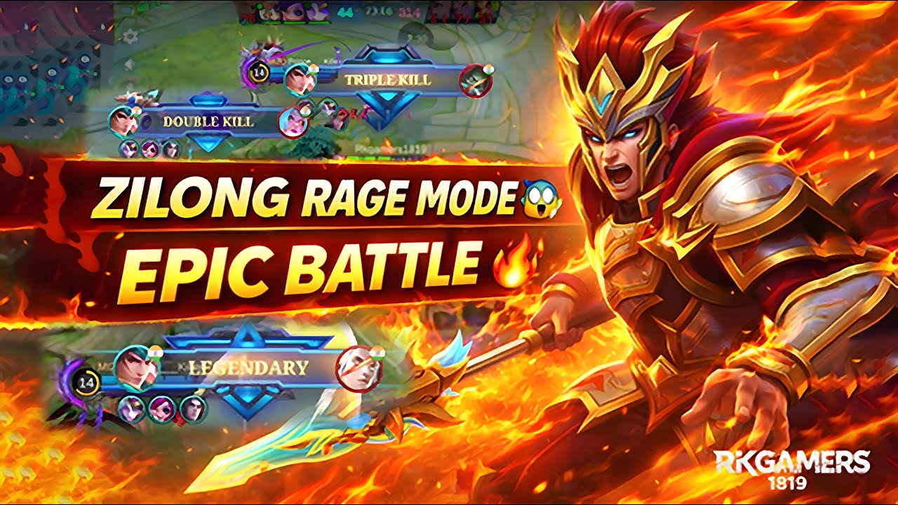 Top EPIC ZILONG Battles 🔥 | Rage Mode Activated | Critical Damage!! - Build Top 1 Global Zilong