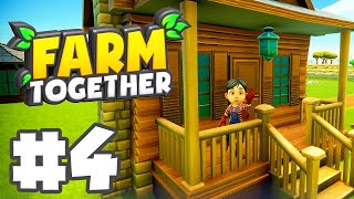 Building our First House | Lets Play: Farm Together | Ep 4