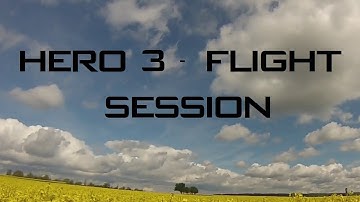 RC Plane Flight above City with on Board-Camera / Hero 3 / Twinstar - Multiplex
