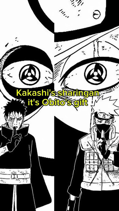 The eye that never belonged #naruto #kakashi #obito #sharingan #animefacts #teamminato #dattebazo