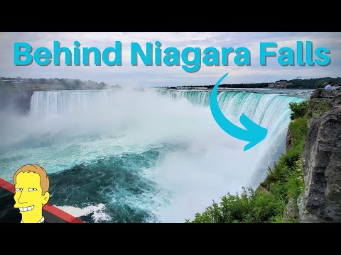 Journey BEHIND The Falls | What&#39;s Behind Niagara Falls??