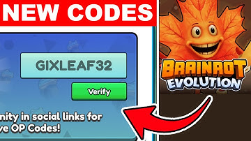 NEW CODES BRAINROT EVOLUTION THANKSGIVING UPDATE 30 NEW CODES Roblox! How to Get BRAINROT EVOLUTION