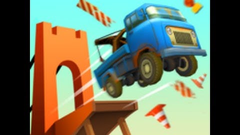 Bridge Constructor Stunts - Level 1-1 Walkthrough