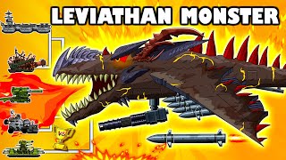 EXPLOSION OF THE SKY MONSTER - Fallen Dragon Attacks | Cartoon about Tank