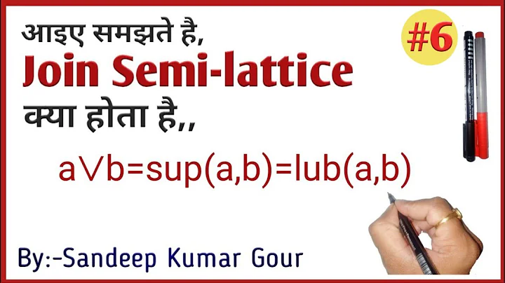 Join Semilattice | Join | Discrete Mathematics in Hindi