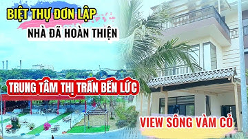 TRẦN ANH RIVERSIDE BIỆT THỰ ĐƠN LẬP VIEW SÔNG VÀM CỎ CỰC MÁT VIEW CỰC ĐẸP