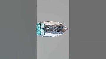 Jet Engine Working || #shorts #youtubeshorts #3danimationvideos