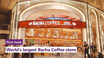 World's Largest Bacha Coffee Store at Changi Airport