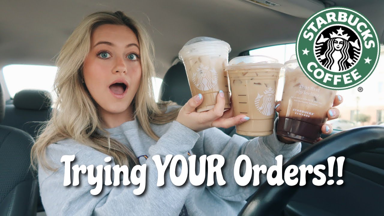 Пробую любимые напитки моих подписчиков из STARBUCKS!