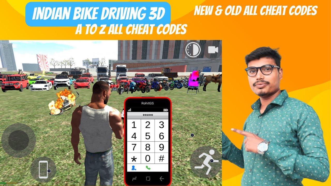 Indian Bike Driving 3D All Cheat Codes || A to Z All Cheat Codes ...