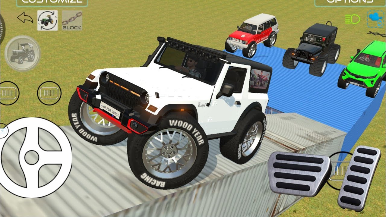 Drive Dumper and Unloading Stone From Dumper Truck in Game🔥#thar #scorpio #bolero #4x4 #gameplay