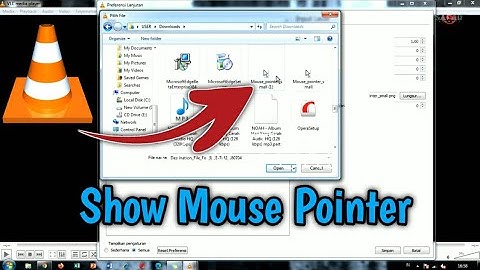 How to Show Mouse Pointer in Screen Recording with VLC media player