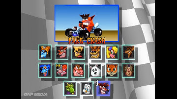 All Characters  Unlocked - Crash Team Racing [PS1] - Gameplay HD