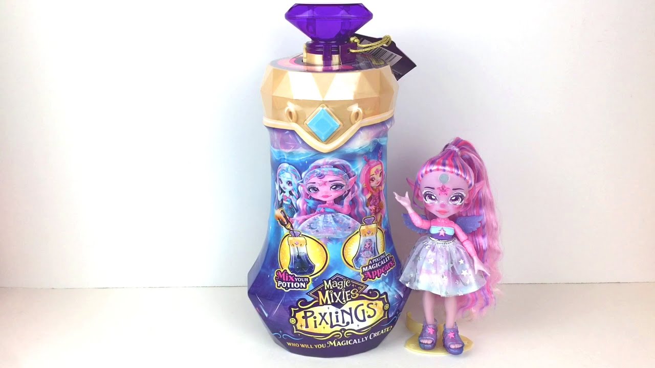 Magic Mixies Marena The Mermaid Pixling. Create a Magic Potion to Reveal a  6.5 Doll Inside a Potion Bottle, Small
