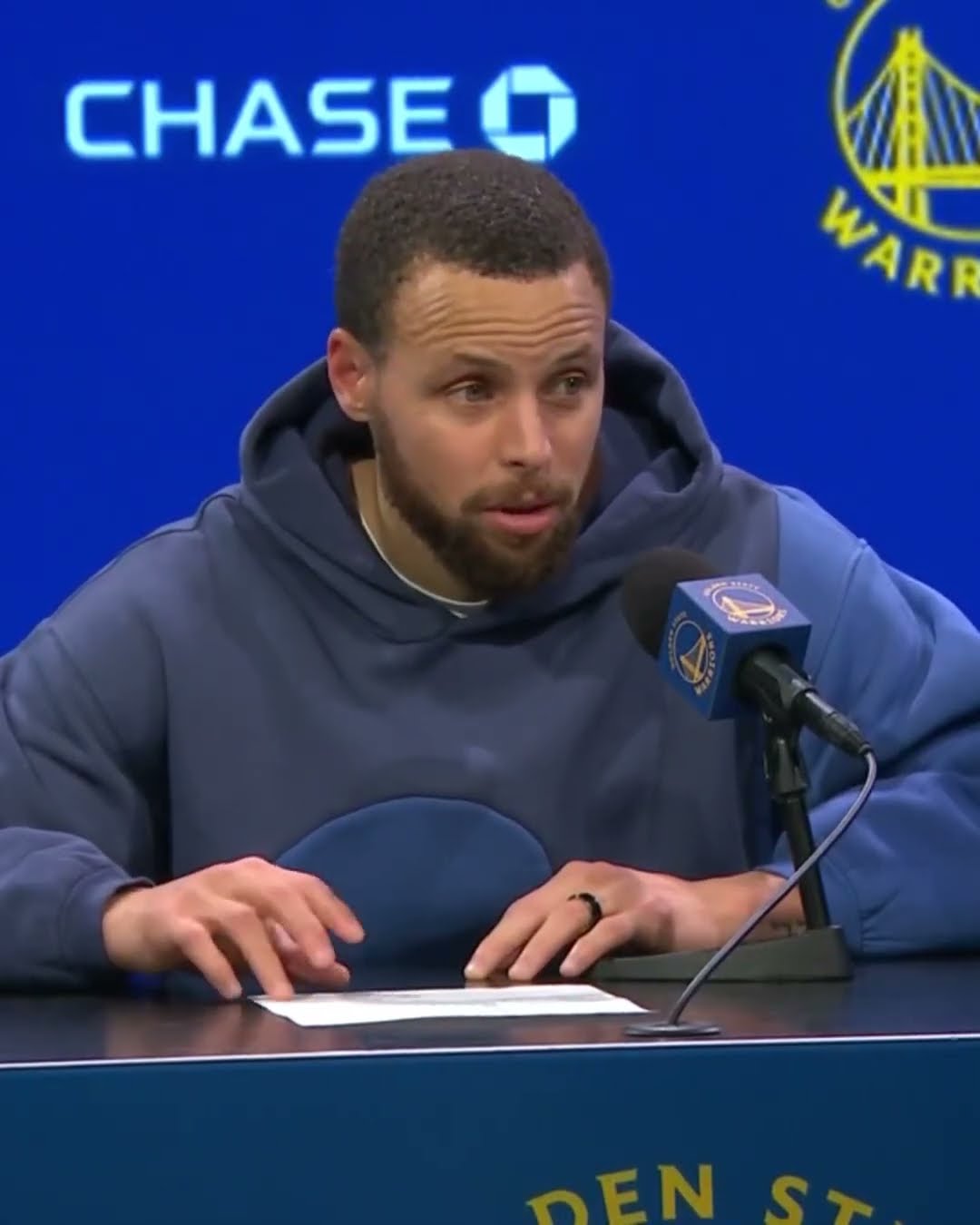 Steph's reaction ??