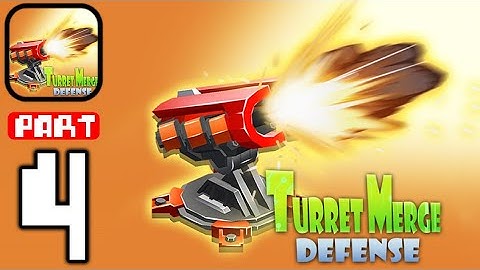 Turret Merge Defense - Gameplay Walkthrough Part 4 Tutorial Merge Tower Defense (Android,iOS)