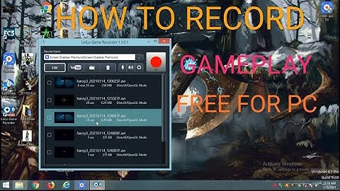 How To Record Gameplay On Pc  For Free With Loilo Screen recorder