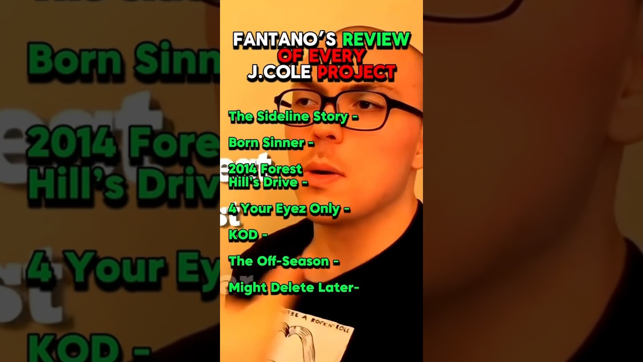 Fantano’s Review Of Every J. Cole Album 