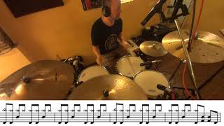 All The Small Things (Blink 182) drum cover + score