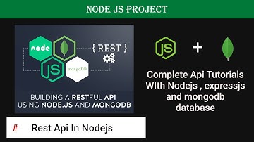 # Create REST Api Using Nodejs, ExpressJs and MongoDb DataBase || Api In nodejs #nodejs #expressjs