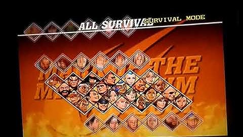 Capcom vs SNK 2 EO(Gamecube)-Ryu Survival Mode