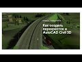 Как создать перекресток  в Civil 3D
