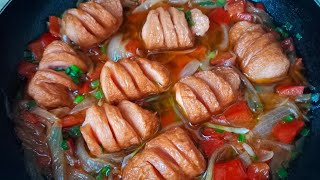 Этот рецепт с сосисками побил все рекорды #vkusno #rek #cooking #recipe #top #блюда #казакшарецепт