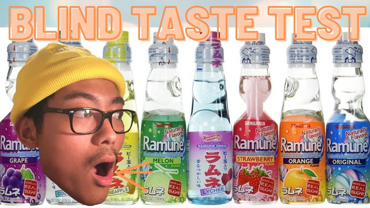 Blind taste test Ramune flavors - CARBONATED DRINKS