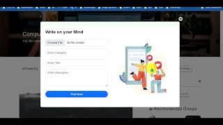 mern stack social media project preview screenshot 3
