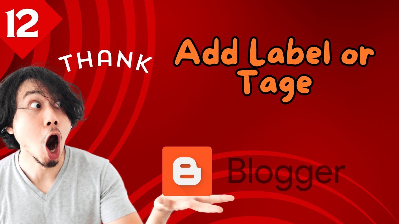 12 How to add tage or labels in blogger - YouTube