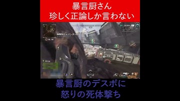 暴言厨さん、珍しく正論しか言わない【APEX暴言VC集】