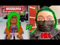 MY MORNING ROUTINE in BROOKHAVEN vs IN REAL LIFE MORNING ROUTINE! *Hair Reveal* Brookhaven RP Roblox