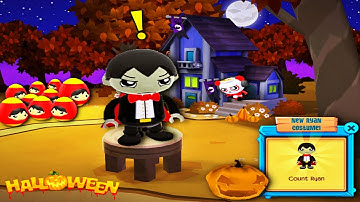 Tag with Ryan New Character Unlocked COUNT RYAN fully upgraded - Halloween Update (Android,iOS)