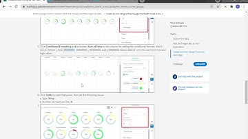 Create a Lens Using a Polar Gauge Chart with Chart Icons #Tableau CRM #Salesforce