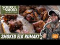 Elk Rumaki Smoked on the Oklahoma Joe's Portable Grill