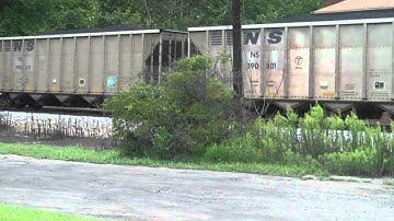 NS ENERGY COAL TRAIN LEAD BY THREE ES40DC UNITS