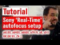 How to set up autofocus on Sony a6100, a6400, a6600, a7C, a7R IV, a9, a9 II, RX100 VII, and ZV-1