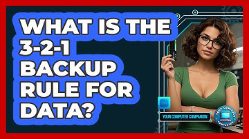 What Is The 3-2-1 Backup Rule For Data? - Your Computer Companion