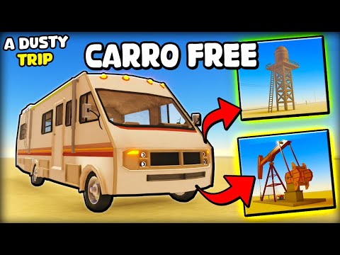 NOVA ATUALIZAÇÃO COMO PEGAR O NOVO CARRO GRÁTIS NO A DUSTY TRIP E NOVOS LOCAIS (ROBLOX)