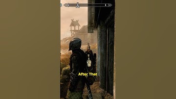 Skyrim Survival Mode kapot met deze truc #gaming #skyrim #shorts