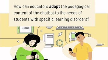 How to adapt the content of a tutor chatbot to the needs of students with SLDs