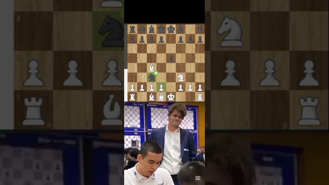 Most amazing chess trap in bishop opening win in just 9 moves #chess #shorts