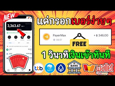 สอนหาเงินเข้า true wallet 300 บาท 1 วินาที แค่กรอกเบอร์ ได้เงินจริง หาเงินออนไลน์