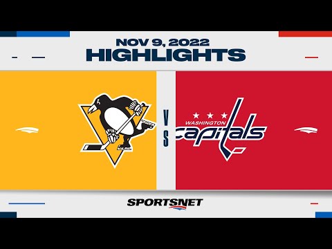 NHL Highlights | Penguins vs. Capitals - November 9, 2022