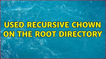 Used recursive chown on the root directory (2 Solutions!!)