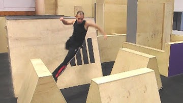 AZO attempts video games IRL - Infinite Wallrun.