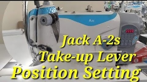 take-up Lever Stop position, Needle baar opsition, A2, A2b, A2s, A4, A4b #viral #repair #jack